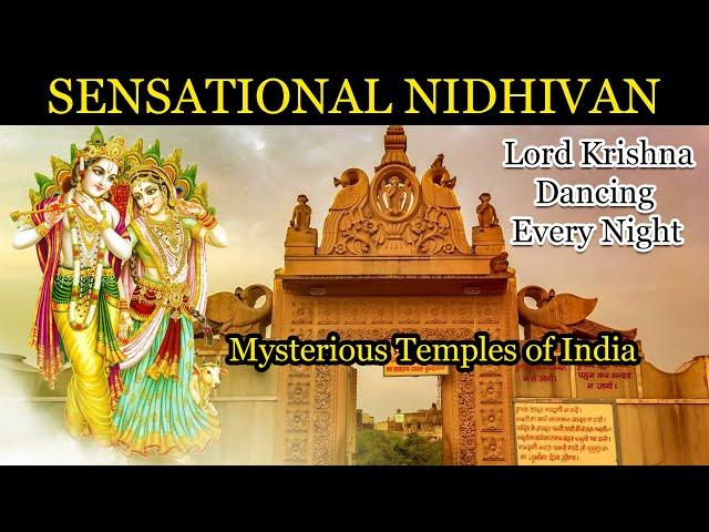 NIDHIVAN TEMPLE  | God Krishna Eating, Dancing & Staying with Radha Rani every night