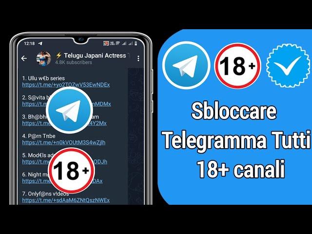 Come sbloccare tutti i canali 18+ di Telegram |  Risolto il problema con il canale Telegram 18+ ch