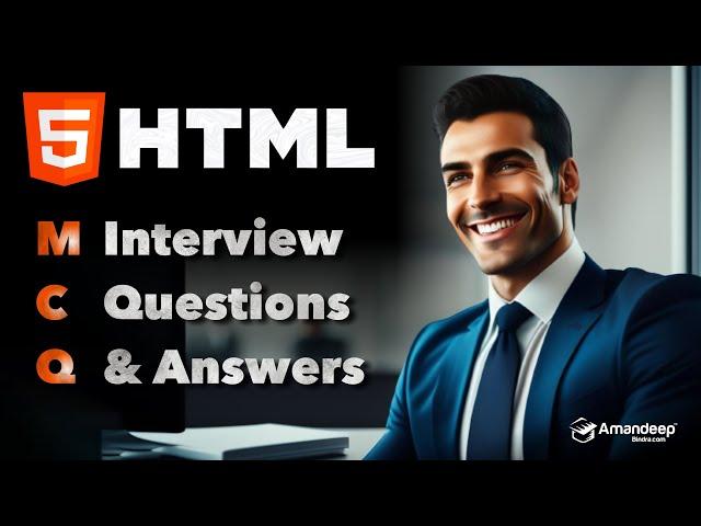 Top 30 HTML Interview Questions & Answers | HTML MCQ  | HTML Online Test  | eu1wa9t | Q & A | Job