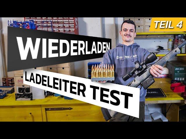 Wiederladen für Anfänger Teil 4: Wir laden eine Ladeleiter und testen die Munition #waldvierteljagd