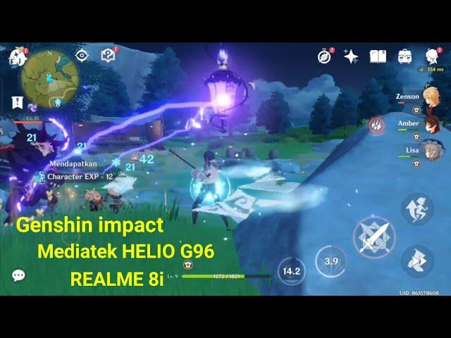 REALME 8I GAMING TEST GENSHIN IMPACT V 2.7 HIGH GRAPICHS 60 FPS