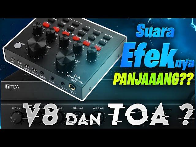 Sambung V8 ke Ampli TOA untuk TAKBIRAN BERGEMA