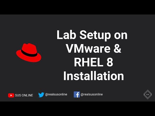 1.2 Lab Setup on VMWare & Installing RHEL 8 | RHCSA [RHEL 8]