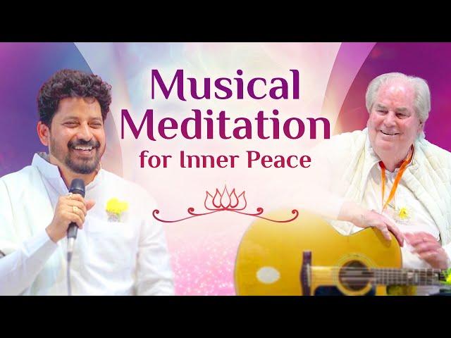 Simple Musical Meditation for Inner Peace | सहज सांगीतिक योग | Foreigners’ Retreat at ORC Delhi