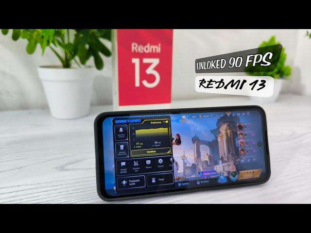 how to open 90 fps mobilelegend redmi 13