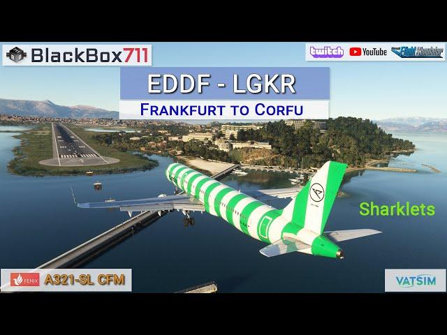 FENIX A321-Sharklets | Condor from Frankfurt/EDDF to Corfu/LGKR | VATSIM