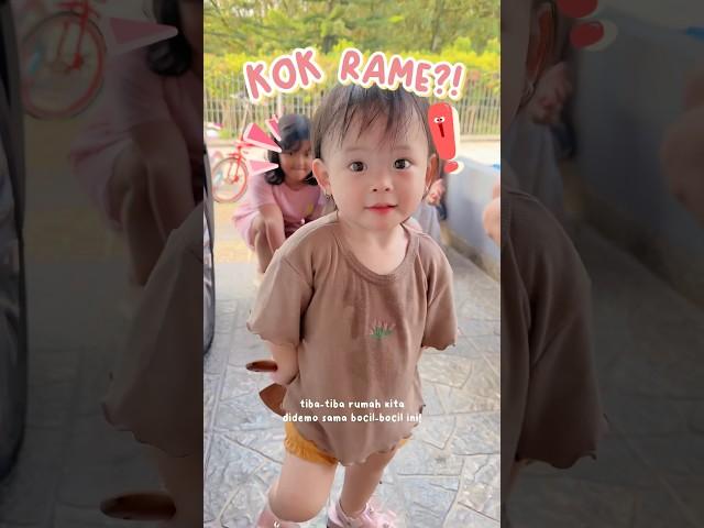 yuka-chan diserbu bocil kompleks?! #baby #minivlog #yuka #vlog #family #funnycomedy #dailyvlog