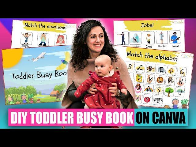 DIY Toddler Busy Book on Canva: Customization Ideas & How-to!