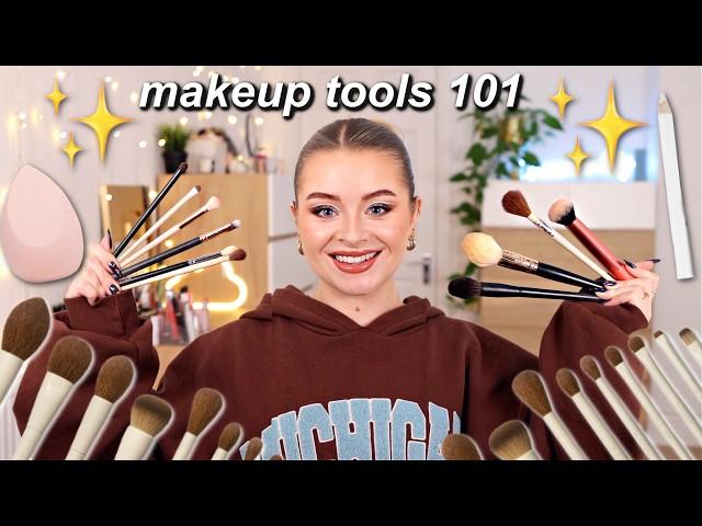 Makeup Brushes + Tools 101: The BEST Makeup Brushes + how to use them!