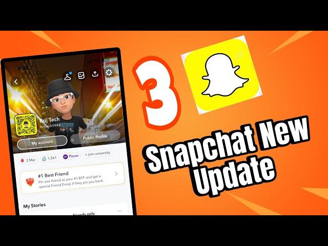 Snapchat 3 New Update 2024 | Snapchat Switch Profile Feature | Best Friends pose Streaks & More 