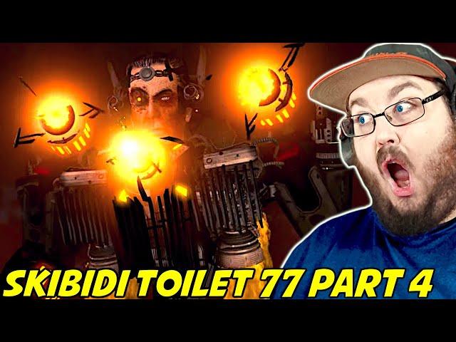 skibidi toilet 77 (part 4) REACTION!!! SKIBIDI TOILET & TITAN TV MAN IS IN DANGER! G-MAN IS BACK!!!