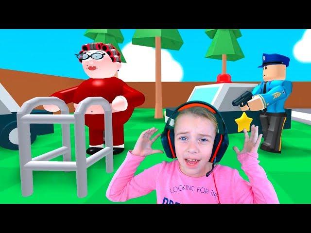 ПОБЕГ от БАБУШКИ в Roblox ОБНОВЛЕНИЕ Видео для детей детская игра ПРО БАБУШКУ в Роблокс