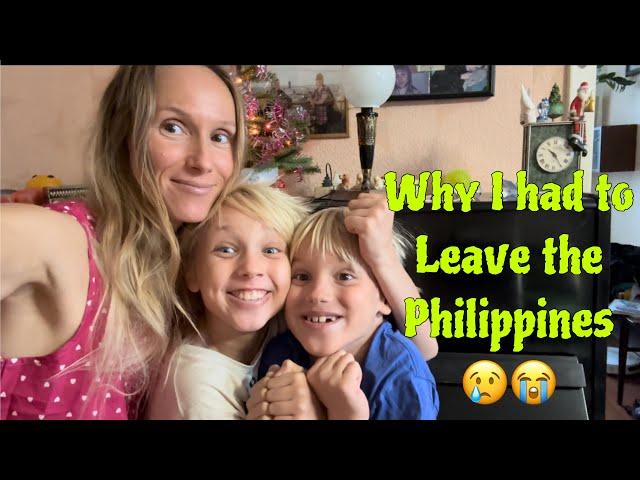 Why I Had to Leave the Philippines Immediately 