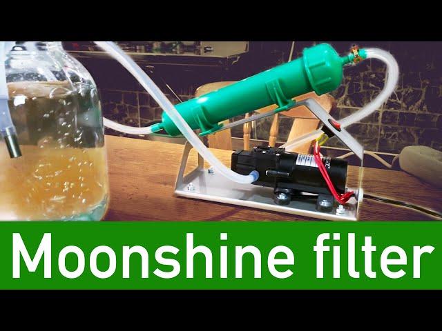 Carbon filter machine for moonshine filtering spirits activated charcoal