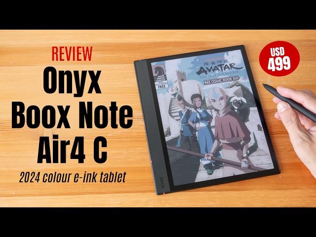 Onyx Boox Note Air4 C (review): 2024's colour e-Ink tablet