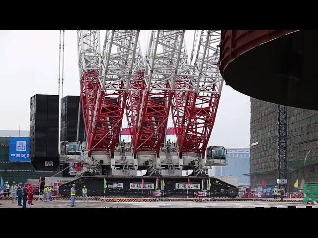 The Incredible Powerful and Impressive Advanced Modern Largest Crane Technology.