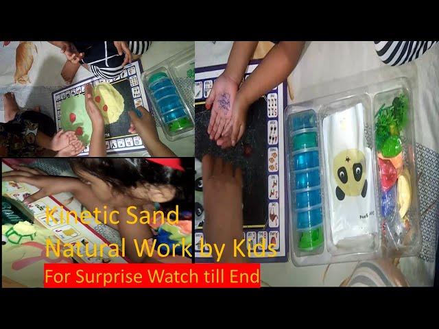 Learn Plying and use of Kinetic Sand| Sand Play| Meharma Show