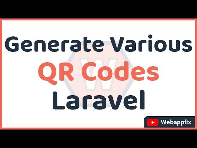 How to Generate QR Codes in Laravel | How to Generate QR Code | QR Code Generate using Laravel | PHP