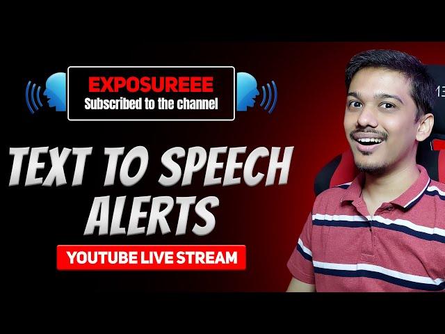 Subscriber / Superchat Alerts Text to Speech On Live Stream [Mobile & PC]