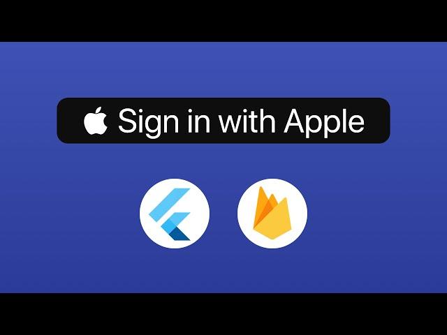 Apple Sign In with Flutter & Firebase Authentication