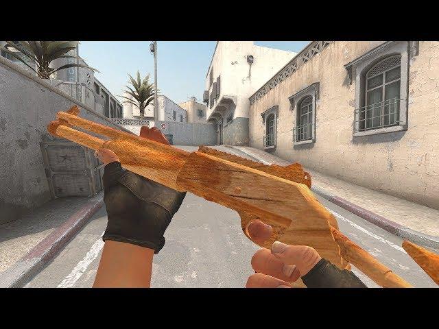 Моё ДЕРЕВЯННОЕ ружьё, но в CS:GO | CS:GO - Интересное