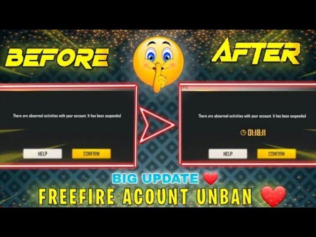 //how to unban free fire account | by virtual space new script//