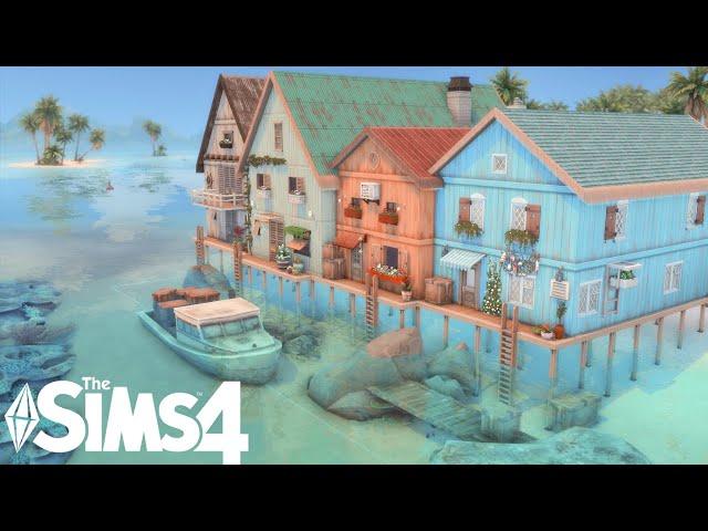 Casitas Pesqueras | NO CC | Los Sims 4 SPEED BUILD