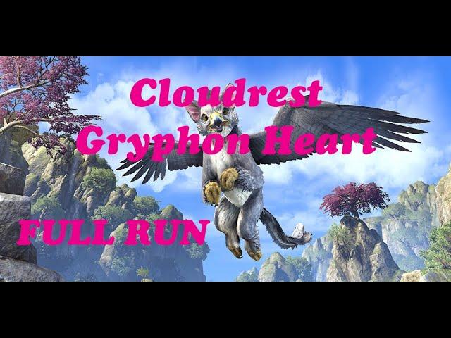 FULL RUN World First Cloudrest hardmode / speedrun / no death by Hodor on Warden Healer