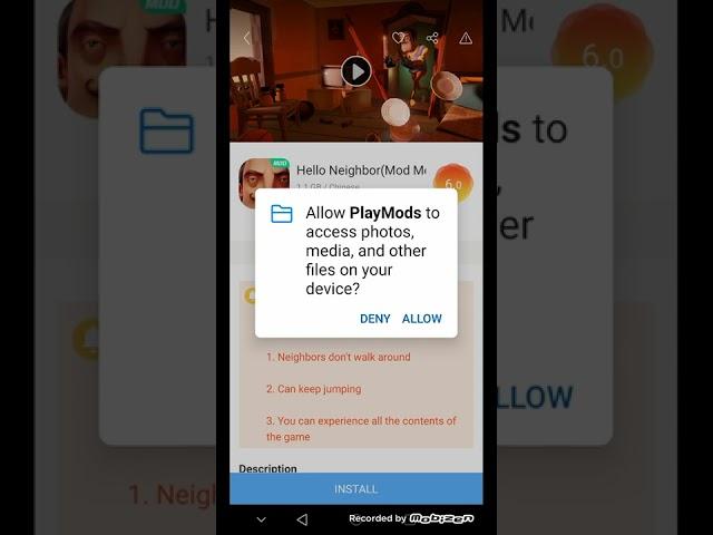 how to go hello neighbor mod menu download