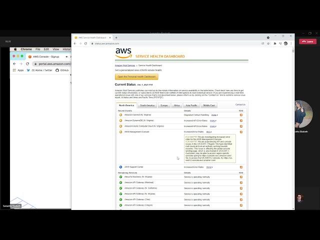 Failing to Create  an AWS Account 