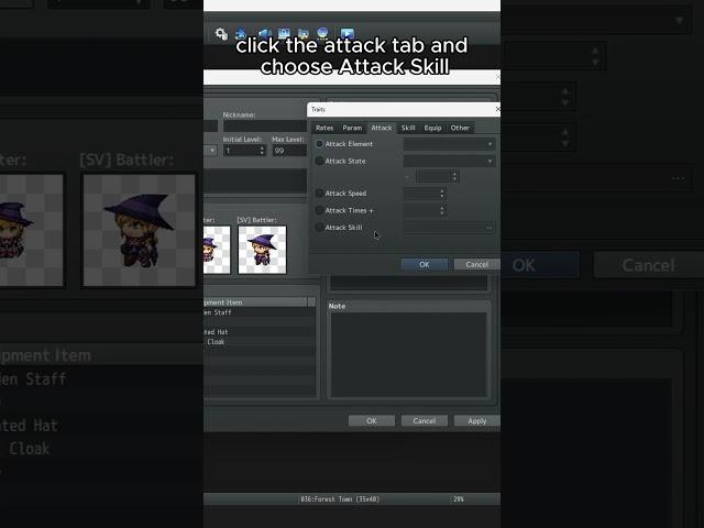 Did you know you can do THIS with ATTACKS?   #rpgmaker #videogames #gamedev #games