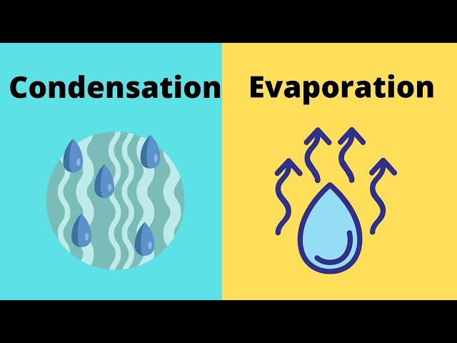 Evaporation vs Condensation