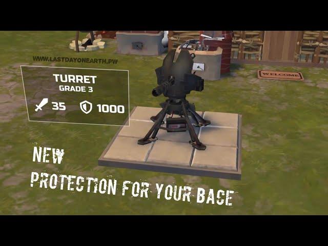 Turret - Protecting your base | Last Day On Earth Turret