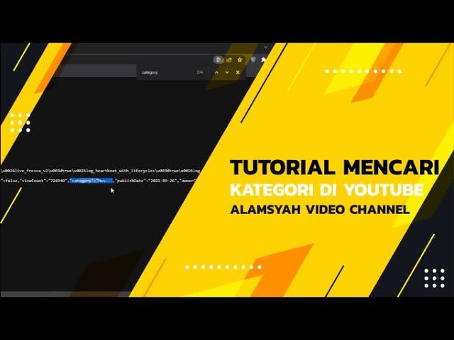 Tutorial Mencari Kategori di Youtube || 2022