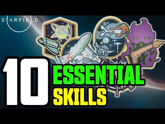 Top 10 ESSENTIAL Starfield Skills (and how to level them FAST)