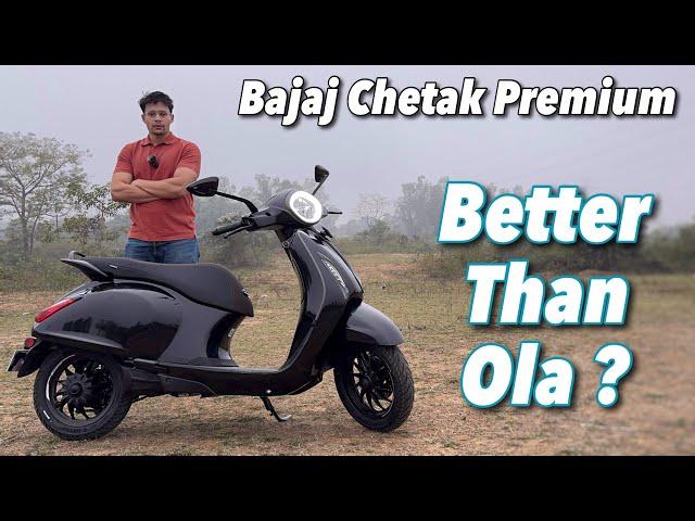 2024 Bajaj Chetak Premium EV Scooter Review - Better Range, More Features !!!