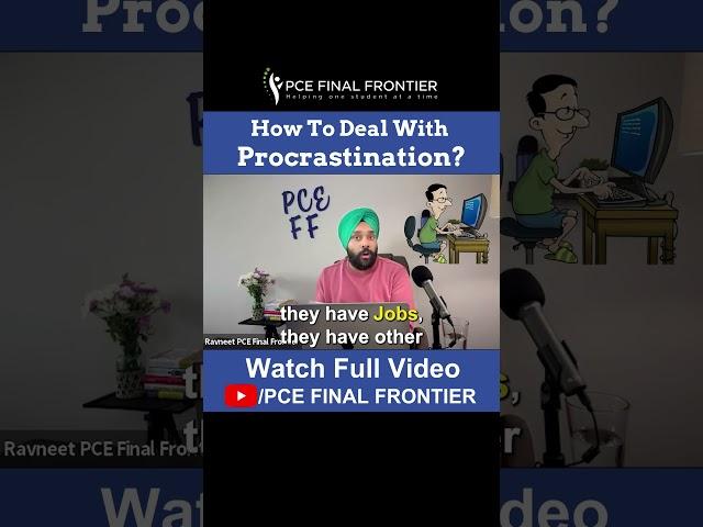 How To Deal With Procastination #Procrastination  #ProductivityTips #SelfImprovement