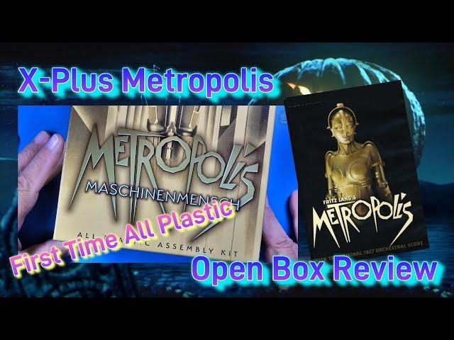 X-Plus Metropolis Maria Scale Model Kit Open Box Review in Monster Mania 4K