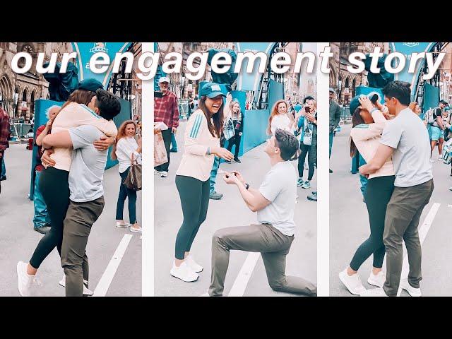 our engagement story | Boston Marathon proposal!