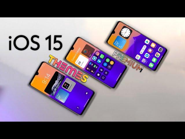 MIUI 12.5 OFFICIAL Top 5 IOS Themes | IOS 15 Complete Ui | INSTALL IOS Theme