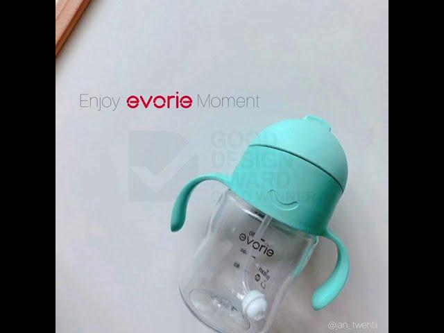 Evorie Tritan™ Gravity Straw Sippy Cup Water Bottle Won the Good Design Award GOLD ACCOLADE!