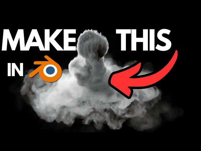 EASY SMOKE SIMULATION in 5 Minutes - Blender Tutorial