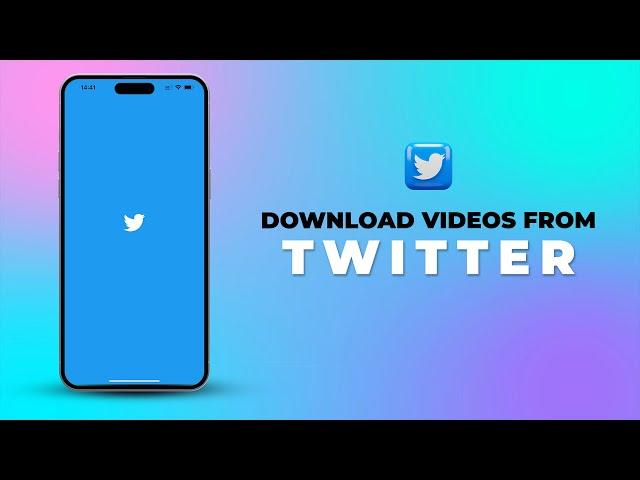 How to Download Twitter Videos on iPhone