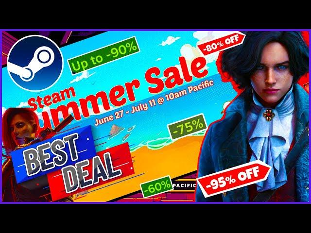 40+ AMAZING Game Deals Under $5, $10, $20 | Steam Summer Sales - 2024 (LAST FEW DAYS)