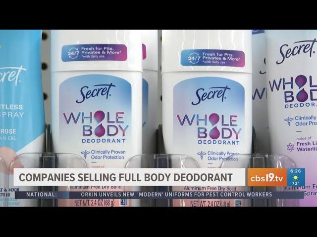 WELLNESS WEDNESDAY: More companies selling whole-body deodorant