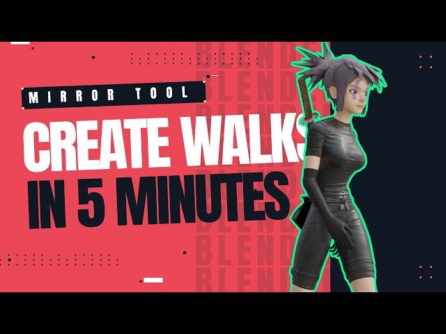 How To Create Walk Cycles in Blender - The Fastest Method