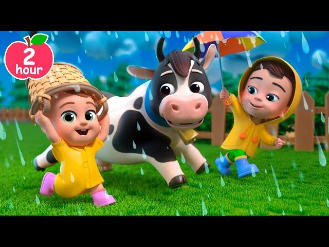 Rain, Rain, Go Away (Farm Version) +More Lalafun Nursery Rhymes & Kids Songs