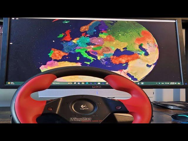 Rise of Nations on a Steering Wheel