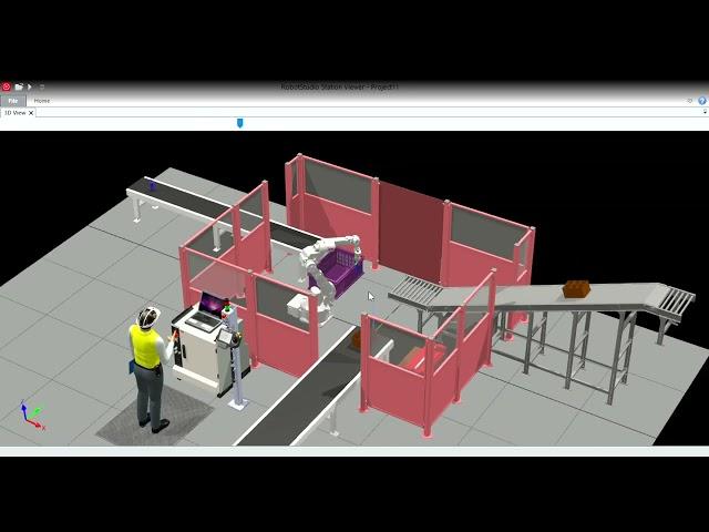RobotStudio 2022, Packaging Automation /  Station Viewer