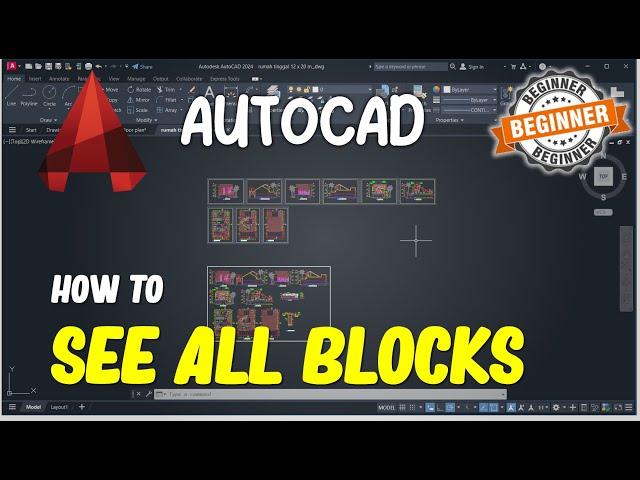 AutoCAD How To See All Blocks